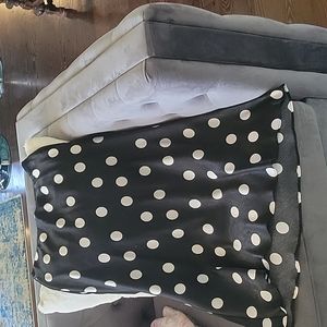 Polka dot maxi skirt